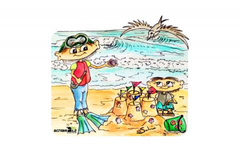 Maxl und Franzi: Am Strand